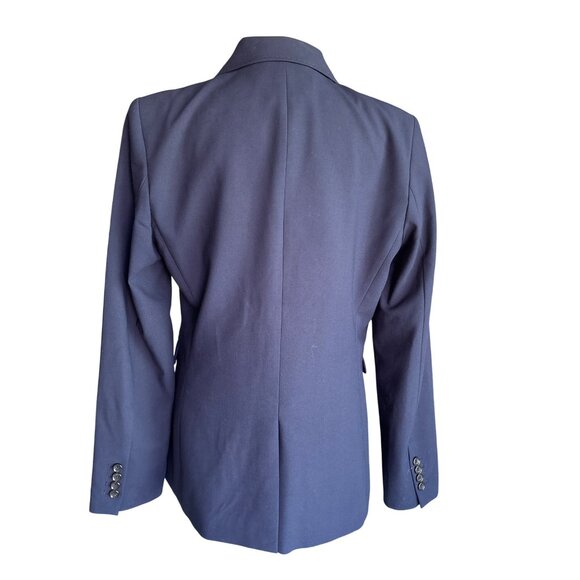 DKNY Womens‎ Navy Dress Blazer Lined Formal Jacket Size 10 - Picture 6 of 11